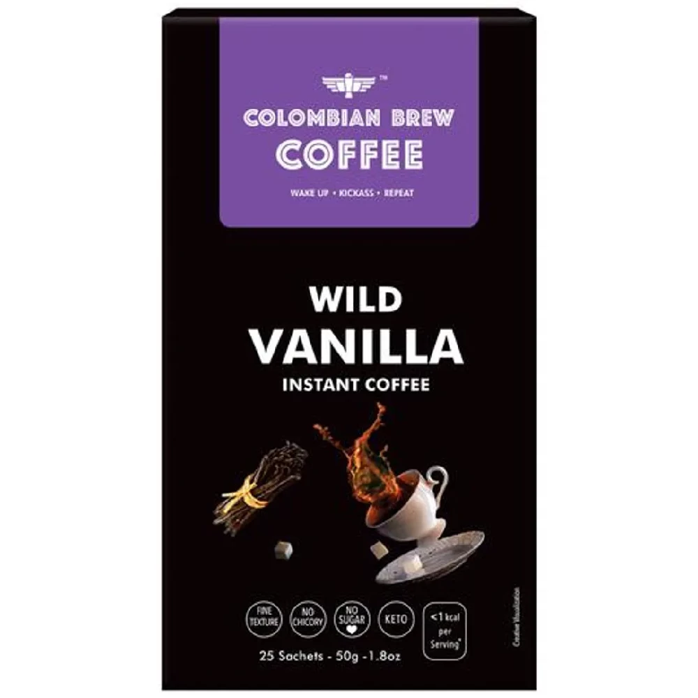 Colombian Brew Coffee Instant Coffee - Vanilla, 180 g-1.webp